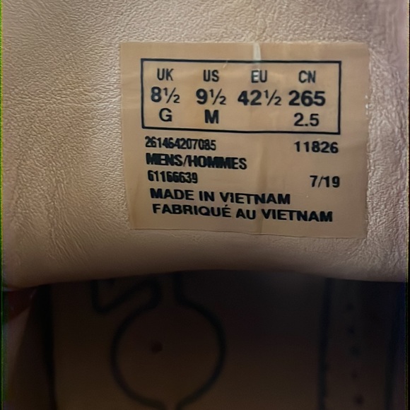 Mens size 9.5 Clark’s dress boots - Picture 4 of 7